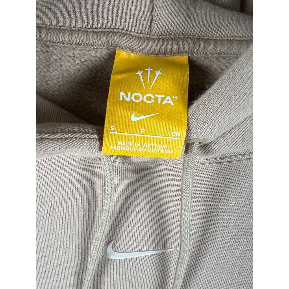 Nike NOCTA Drake Pullover Hoodie Khaki Beige DA3920-247 Mens Small